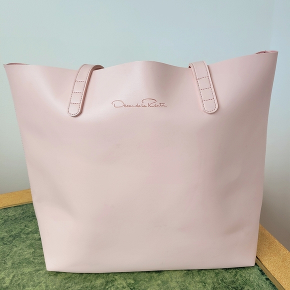 Oscar de la Renta Handbags - OSCAR DE LA RENTA Pink Passion Large Tote